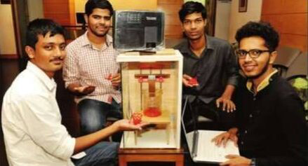 印度大学生20天造出廉价3D打印机 获现金奖励 